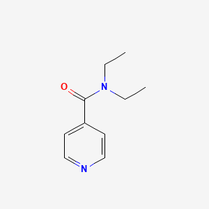 Chemical structure of N,N-Diethylisonicotinamide