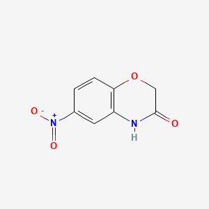 Chemical structure of 6-Nitro-2H-1,4-benzoxazin-3(4H)-one