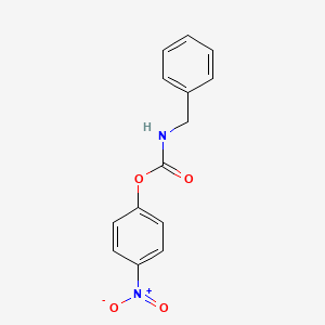 Chemical structure of 4-Nitrophenyl N-Benzylcarbamate
