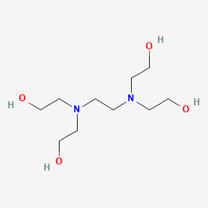 Chemical structure of Ethylenediamine tetraethanol