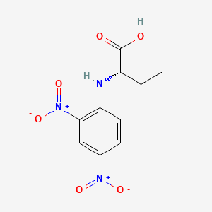 Chemical structure of N-(2,4-Dinitrophenyl)-L-valine