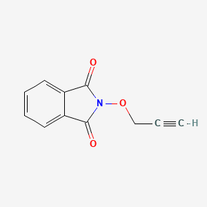 Chemical structure of N-(Propargyloxy)phthalimide