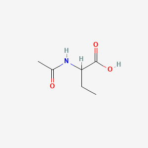 Chemical structure of N-Acetyl-DL-2-aminobutyric Acid