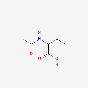 Chemical structure of N-Acetyl-L-valine
