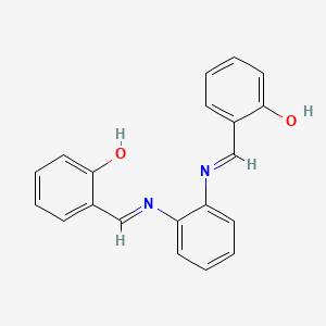 Chemical structure of N,N'-Bis(salicylidene)-1,2-phenylenediamine