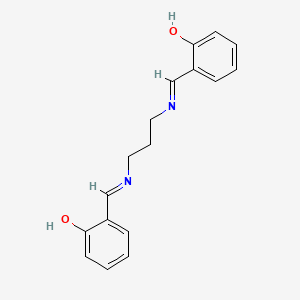 Chemical structure of N,N'-Bis(salicylidene)-1,3-propanediamine