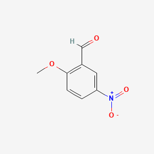 Chemical structure of 5-Nitro-o-anisaldehyde