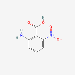 Chemical structure of 6-Nitroanthranilic Acid