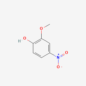 Chemical structure of 4-Nitroguaiacol