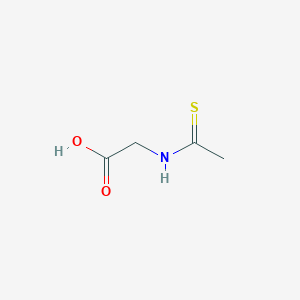 Chemical structure of N-(1-Thioxoethyl)glycine