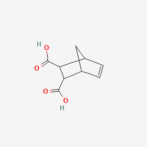 Chemical structure of 5-Norbornene-2,3-dicarboxylic Acid
