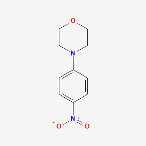 Chemical structure of 4-(4-Nitrophenyl)morpholine