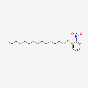 Chemical structure of 2-nitrophenyl tetradecyl ether