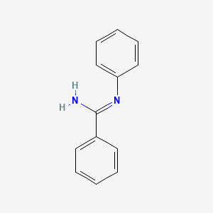 Chemical structure of N-Phenylbenzamidine