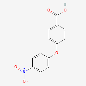 Chemical structure of 4-(4-Nitrophenoxy)benzoic acid