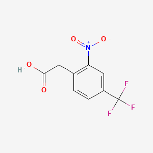 Chemical structure of (2-Nitro-4-trifluorobenzyl)acetic acid