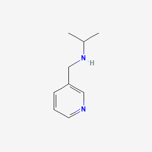 Chemical structure of N-(Pyridin-3-ylmethyl)propan-2-amine