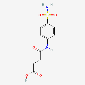Chemical structure of Sulfasuccinamide