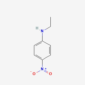 Chemical structure of N-Ethyl-4-nitroaniline