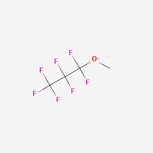 Chemical structure of Heptafluoro-1-Methoxypropane