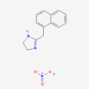 Chemical structure of Naphazoline nitrate
