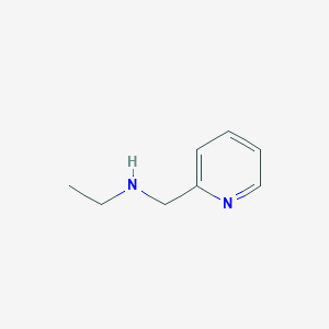 Chemical structure of N-(2-Pyridinylmethyl)ethanamine