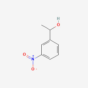 Chemical structure of 1-(3-Nitrophenyl)ethan-1-ol