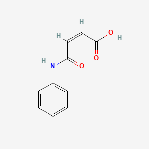 Chemical structure of Maleic acid anilide