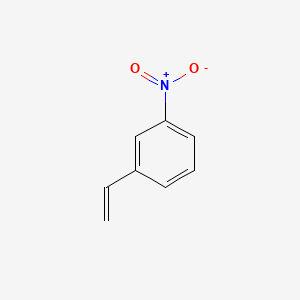 Chemical structure of 3-Nitrostyrene