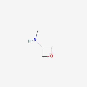 Chemical structure of 3-(Methylamino)oxetane