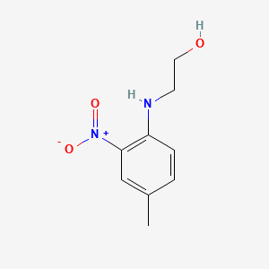 Chemical structure of Hydroxyethyl-2-nitro-p-toluidine