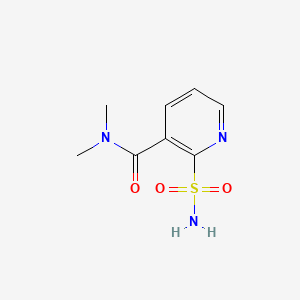 Chemical structure of N,N-Dimethylnicotinamide-2-sulfonamide
