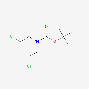 Chemical structure of N-Boc-N,N-bis(2-chloroethyl)amine