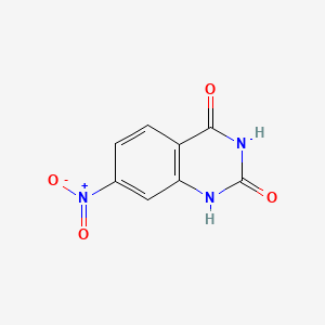 Chemical structure of 7-Nitroquinazoline-2,4(1h,3h)-dione