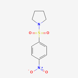 Chemical structure of 1-[(4-Nitrophenyl)Sulfonyl]-Pyrrolidine