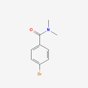 Chemical structure of 4-Bromo-N,N-Dimethylbenzamide