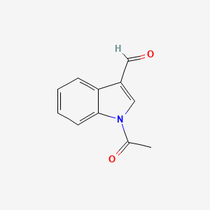 Chemical structure of N-Acetylindole-3-carboxaldehyde
