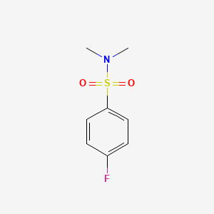 Chemical structure of N,N-Dimethyl 4-fluorobenzenesulfonamide