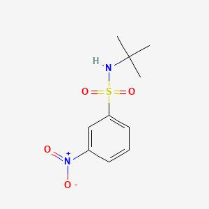 Chemical structure of N-t-butyl 3-nitrobenzenesulfonamide