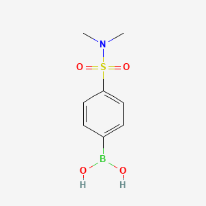 Chemical structure of 4-(N,N-Dimethylsulfamoyl)phenylboronic acid