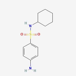 Chemical structure of N-Cyclohexyl 4-aminobenzenesulfonamide