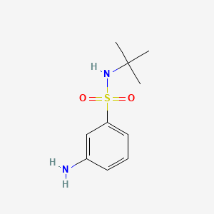 Chemical structure of N-t-Butyl 3-aminobenzenesulfonamide