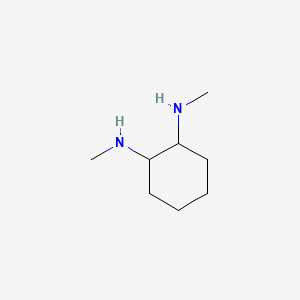 Chemical structure of N,N'-Dimethyl-1,2-cyclohexanediamine