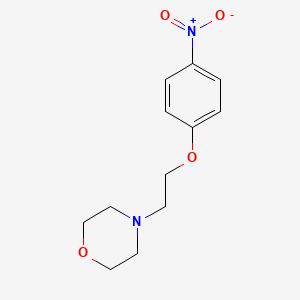 Chemical structure of 4-(2-(4-Nitrophenoxy)ethyl)morpholine