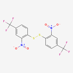 Chemical structure of 2-Nitro-4-trifluoromethylphenyl disulfide