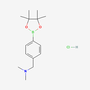 Chemical structure of 4-((N,N-Dimethylamino)methyl)phenylboronic acid pinacol ester