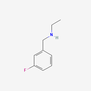Chemical structure of N-Ethyl-3-fluorobenzylamine