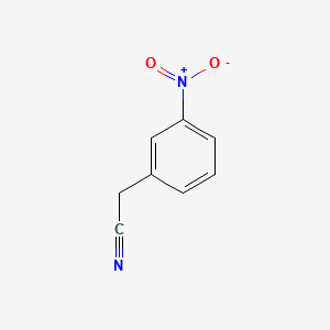 Chemical structure of 3-Nitrophenylacetonitrile