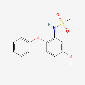 Chemical structure of N-(5-Methoxy-2-phenoxyphenyl)methanesulfonamide