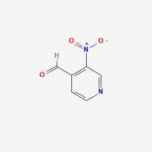 Chemical structure of 3-Nitroisonicotinaldehyde